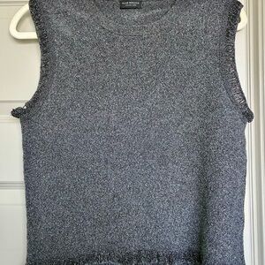 Club Monaco Charcoal Knit Tank Top